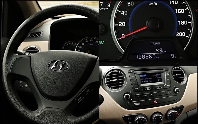 Hyundai i10 cena 24900 przebieg: 158700, rok produkcji 2016 z Gostynin małe 781